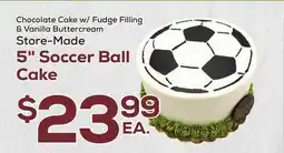 DeCicco & Sons Store-Made 5 Soccer Ball Cake offer