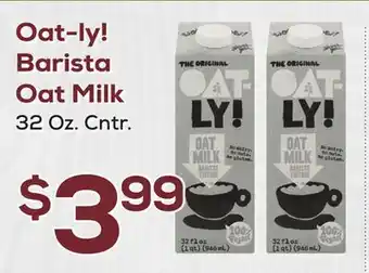 DeCicco & Sons Oat-ly! Barista Oat Milk offer