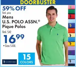 Boscov's Men's U.S. POLO ASSN Pique Polos offer