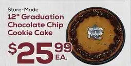DeCicco & Sons 12 Graduation Chocolate Chip Cookie Cake offer