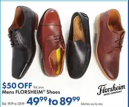 Boscov's Mens FLORSHEIM Shoes offer