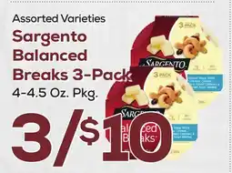 DeCicco & Sons Sargento Balanced Breaks 3-Pack offer