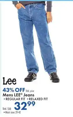 Boscov's Mens LEE Jeans offer