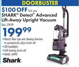 Boscov's SHARK Detect Advanced Lift-Away Upright Vacuum offer