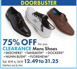 Boscov's SKECHERS , TANSMITH , DOCKERS , NUNN BUSH , FLORSHEIM CLEARANCE Mens Shoes offer
