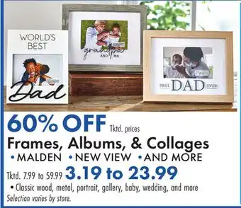 Boscov's Frames, Albums, & Collages offer