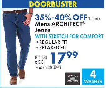 Boscov's Mens ARCHITECT Jeans offer
