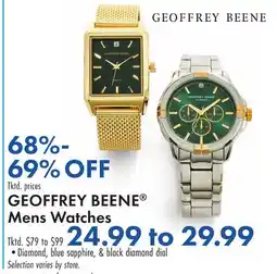 Boscov's GEOFFREY BEENE Mens Watches offer