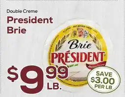 DeCicco & Sons Double Creme President Brie offer
