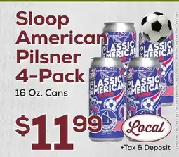 DeCicco & Sons Sloop American Pilsner 4-Pack offer