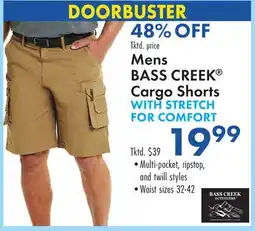 Boscov's Mens BASS CREEK Cargo Shorts offer