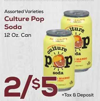 DeCicco & Sons Culture Pop Soda offer