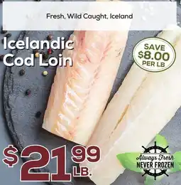 DeCicco & Sons Icelandic Cod Loin offer