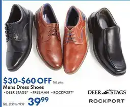 Boscov's Mens Dress Shoes offer