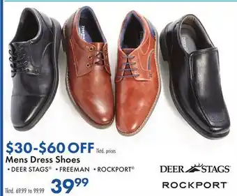 Boscov's Mens Dress Shoes offer