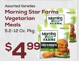 DeCicco & Sons Morning Star Farms Vegetarian Meals offer