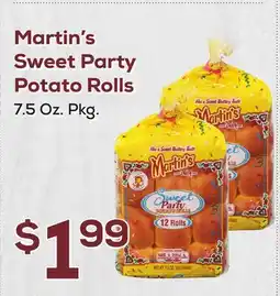 DeCicco & Sons Martin's Sweet Party Potato Rolls offer
