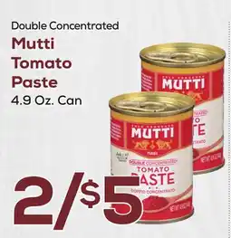 DeCicco & Sons Mutti Tomato Paste offer