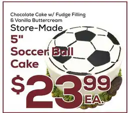 DeCicco & Sons 5 Soccer Ball Cake offer