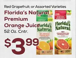 DeCicco & Sons Florida's Natural Premium Orange Juice offer