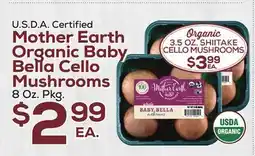 DeCicco & Sons Mother Earth Organic Baby Bella Cello Mushrooms offer