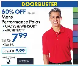 Boscov's Mens Performance Polos offer
