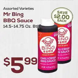 DeCicco & Sons Mr Bing BBQ Sauce offer