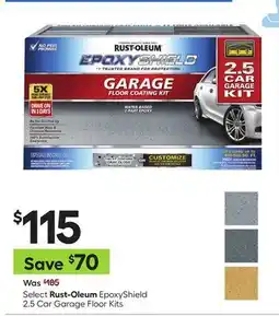 Lowe's EpoxyShield 2.5 Car Garage Floor Kits offer