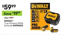 Lowe's DEWALT True Wireless IPX56 Earbuds offer