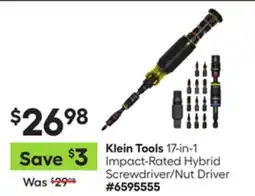 Lowe's 17-in-1 Impact-Rated Hybrid Screwdriver/Nut Driver offer