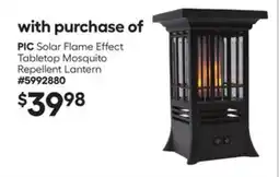 Lowe's Solar Flame Effect Tabletop Mosquito Repellent Lantern offer