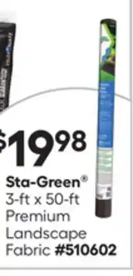 Lowe's 3-ft x 50-ft Premium Landscape Fabric offer
