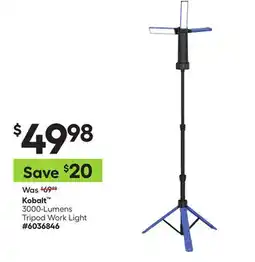 Lowe's 3000-Lumens Tripod Work Light offer