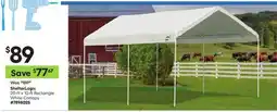 Lowe's 9 x 12 ft. Rectangle White Canopy offer