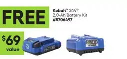 Lowe's 24V 2.0-Ah Battery Kit offer
