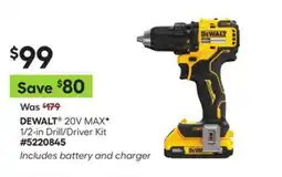 Lowe's 20V MAX* 1/2-in Drill.Driver Kit offer