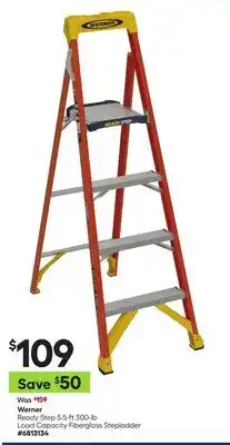 Lowe's Ready-Step 5.0 ft 300-lb Fiberglass Stepladder offer