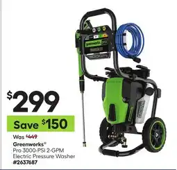 Lowe's Pro 3000-PSI 2-GPM Electric Pressure Washer offer
