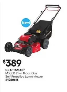 Lowe's M300B 21-in 140cc Gas Self-Propelled Lawn Mower offer