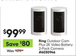 Lowe's Outdoor Cam Plus 2K Video Battery 2-Pack Camera offer