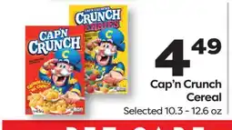 Weis Markets Cap'n Crunch Cereal offer