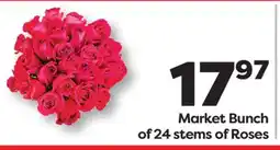 Weis Markets Market Bunch of 24 stems of Roses offer