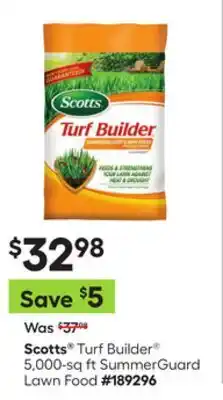 Lowe's Turf Builder 5,000-sq ft SummerGuard Lawn Food offer
