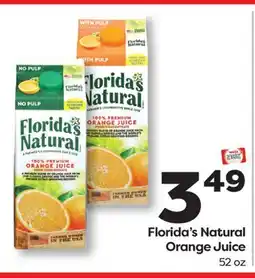 Weis Markets Florida's Natural Orange Juice offer