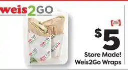 Weis Markets Store Made! Weis2Go Wraps offer