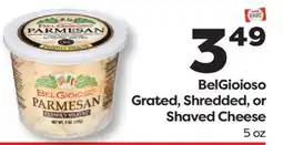 Weis Markets BelGioioso Grated, Shredded, or Shaved Cheese offer