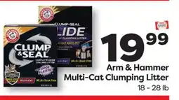 Weis Markets Arm & Hammer Multi-Cat Clumping Litter offer
