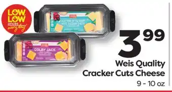 Weis Markets Weis Quality Cracker Cuts Cheese offer