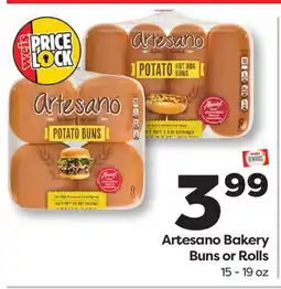 Weis Markets Artesano Bakery Buns or Rolls offer