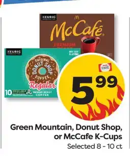 Weis Markets Green Mountain, Donut Shop, or McCafe K-Cups offer